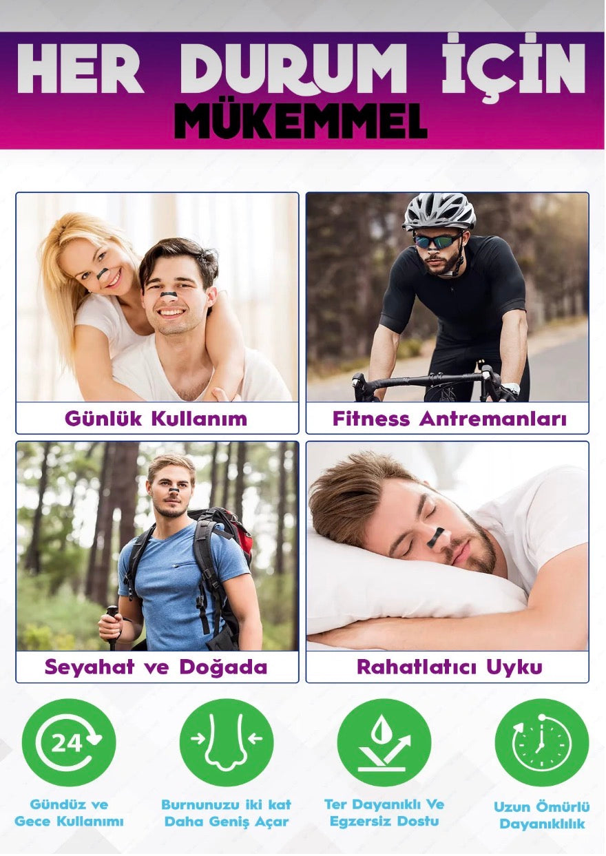 Welliva Premium Manyetik Burun Bandı Seti 60 Çift (120)Adet